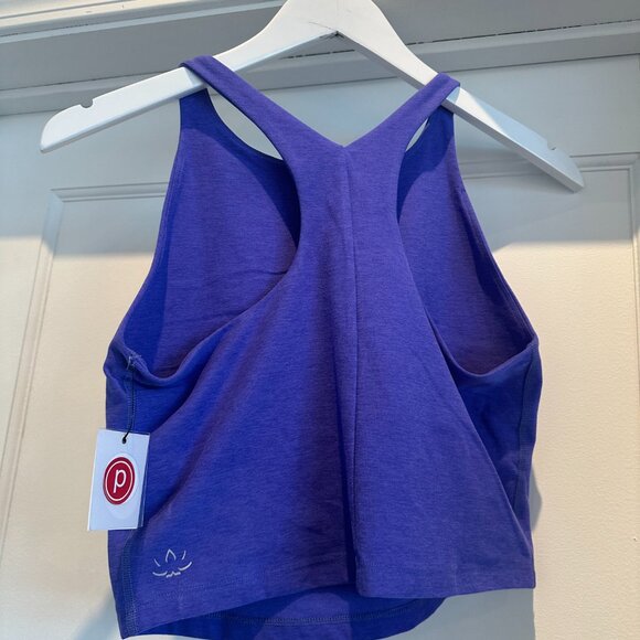 NWT Beyond Yoga Spacedye Racerback Cropped Tank with Pure Barre Logo - Picture 4 of 4